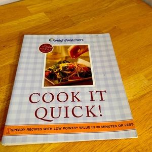 Weight watchers cook it quick cookbook